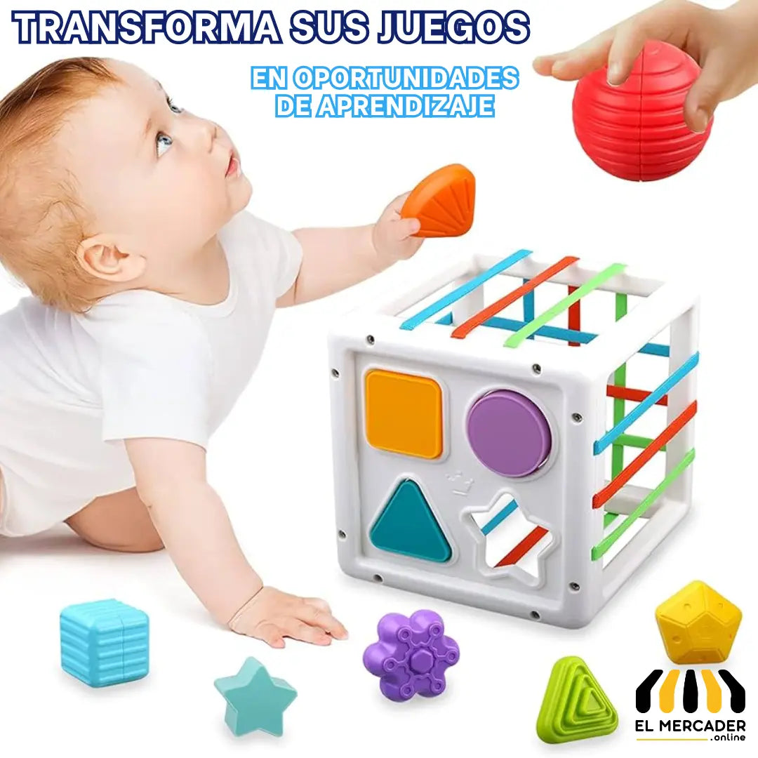 SENSORYCUBE CUBO DE EXPLORACIÓN SENSORIAL | ESTIMULACIÓN TEMPRANA PARA TU BEBÉ