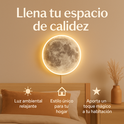MoonLED® LAMPARA LUNAR ¡Decora e ilumina con estilo! 🔥HOY 40% DCTO🔥