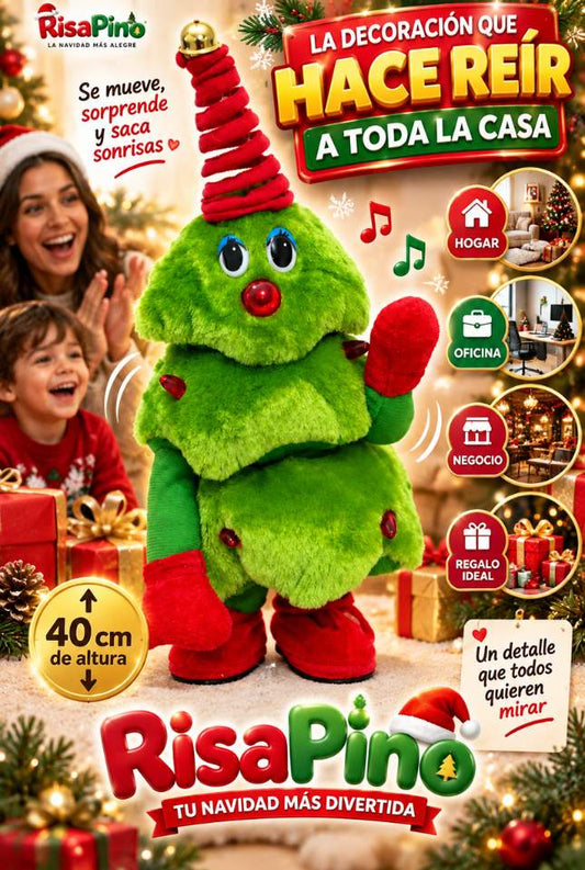 RisaPino Bailable – Convierte Cualquier Espacio en una Navidad Más Divertida