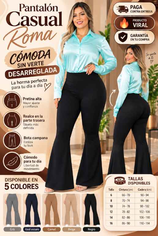 Pantalón Casual Roma™ | Comodidad y estilo para verte arreglada todo el día