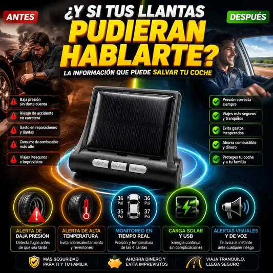 Sensor Inteligente para Llantas™ Conduce con información, no con suposiciones