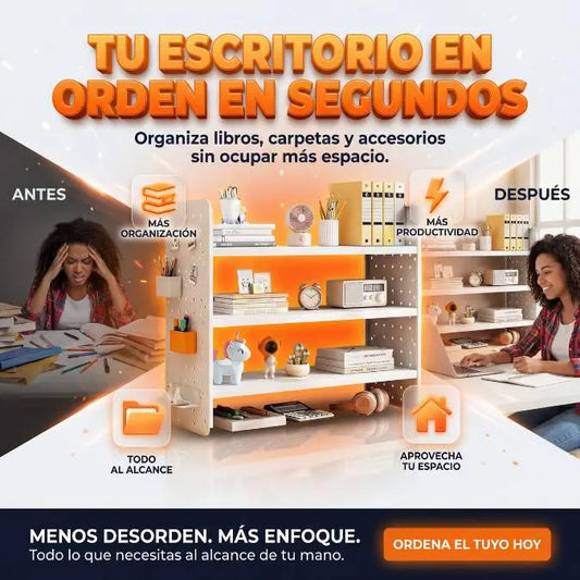 OrdenaDesk™⚡ Encuentra todo en segundos🏠 Aprovecha cada centímetro de espacio