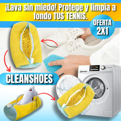 CLEANSHOES OFERTA 2X1  Bolsa Protectora de Calzado para Lavadora