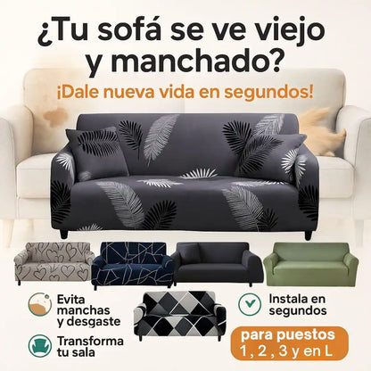 CoverStyle® Funda ajustable para sofa “Protección y diseño para tu sala”