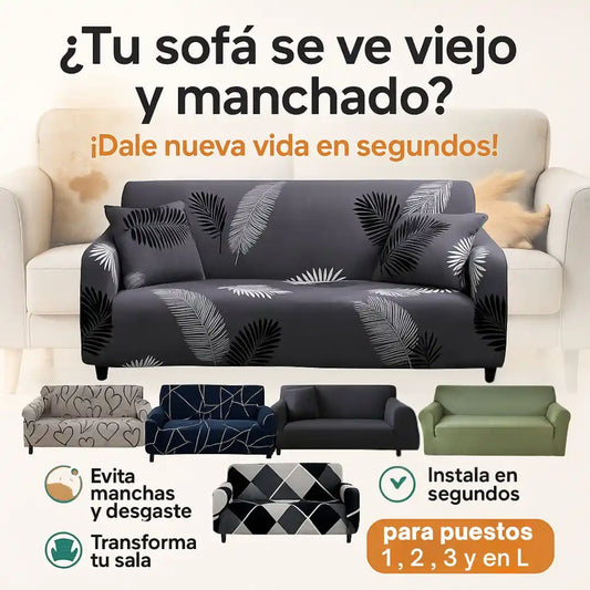 CoverStyle® Funda ajustable para sofa “Protección y diseño para tu sala”