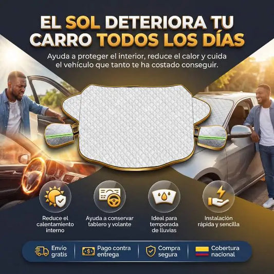 SunGuard™ ☀️ Ayuda a reducir el calentamiento interno del vehículo.