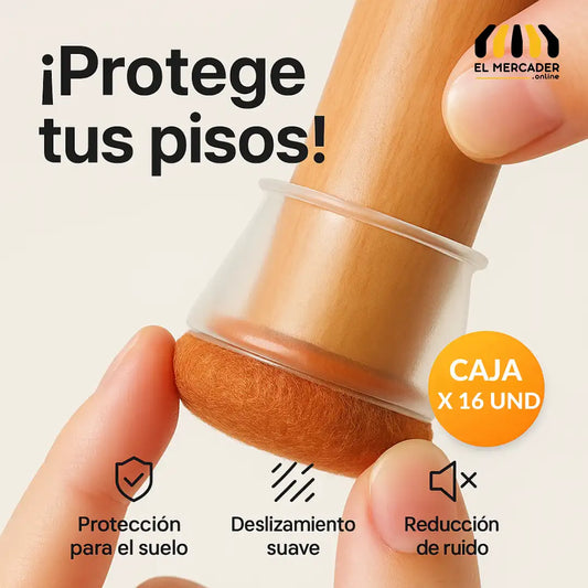 ChairShield® CAJA X 16 UND Protector Universal Protege Tus Pisos y Sillas 🔥HOY 35%DSTO🔥