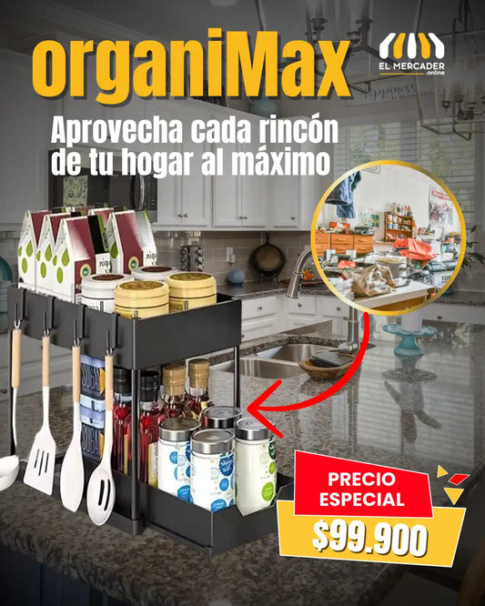 organimax bandejas 2 niveles delizantes
