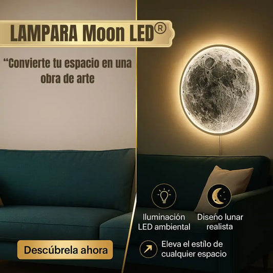 MoonLED® LAMPARA LUNAR ¡Decora e ilumina con estilo! 🔥HOY 40% DCTO🔥