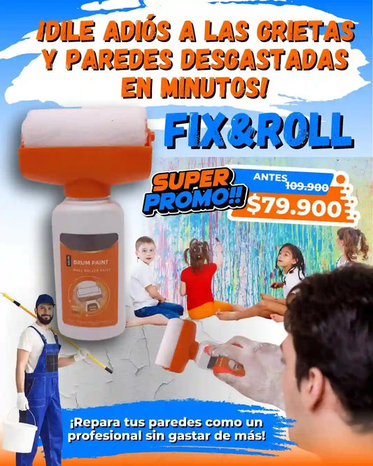 Fix&Roll Rodillo Para Desmachar Paredes