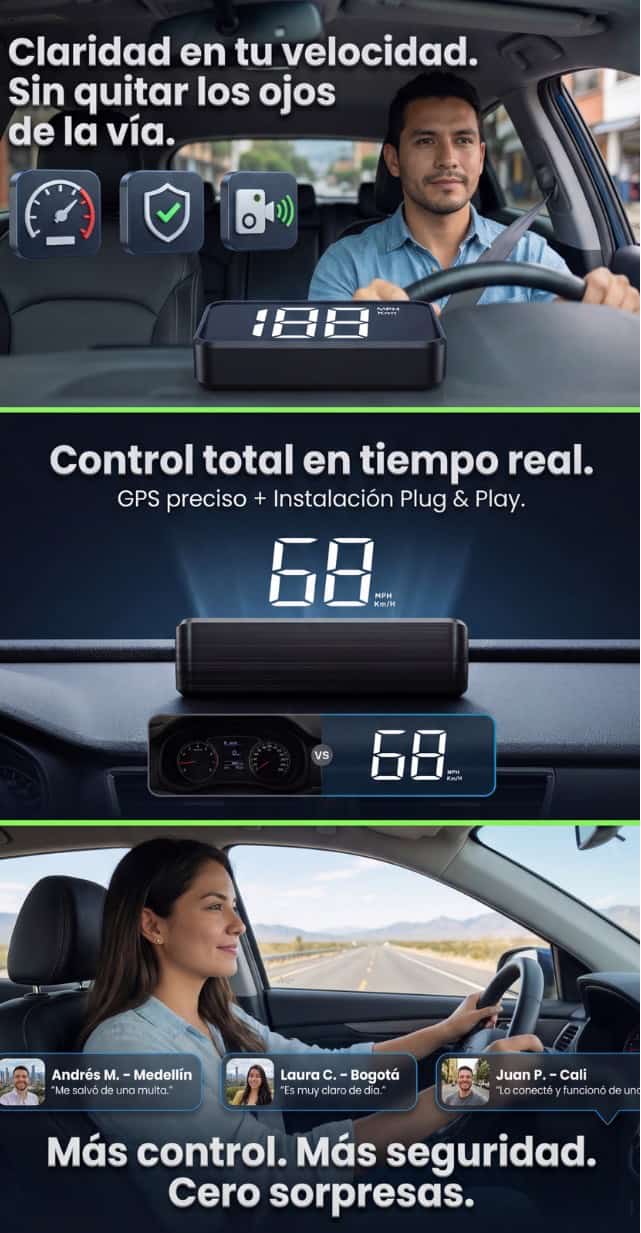 M2 Hud HUD M2 GPS Speedomete – TIENDA MER-COL