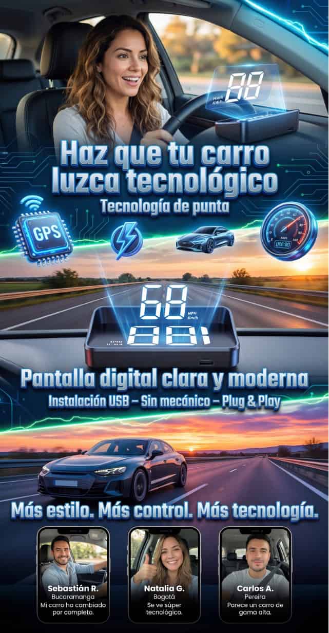 M2 Hud HUD M2 GPS Speedomete – TIENDA MER-COL
