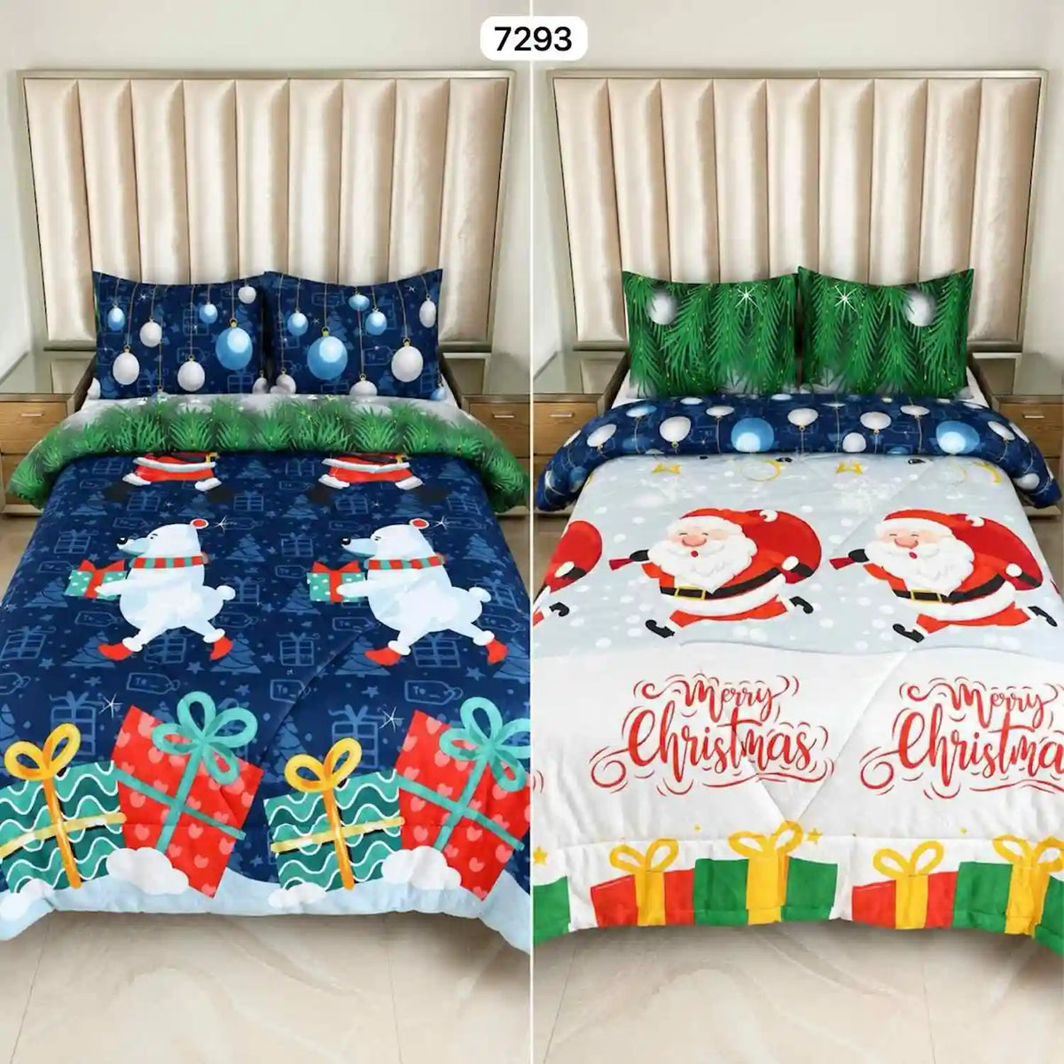 Navidream® Edredon Doble Faz Cama Doble Navidad