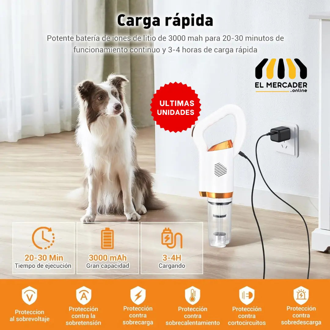 🧹🍃Aspiradora 3 en 1 Inalámbrica SmartClean🧹