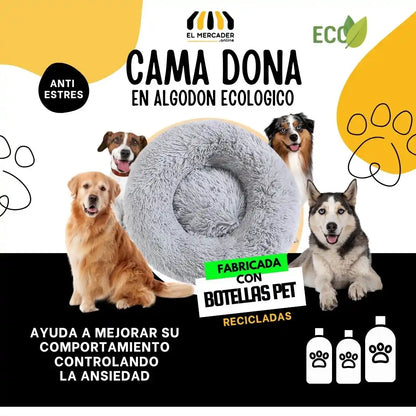 CAMA DONA ECOLOGICA ANTI ESTRES🎁PERSONALIZACION 🐶(marcamos tu camita)🐱
