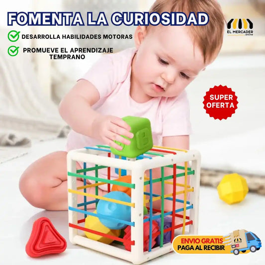 SENSORYCUBE CUBO DE EXPLORACIÓN SENSORIAL | ESTIMULACIÓN TEMPRANA PARA TU BEBÉ