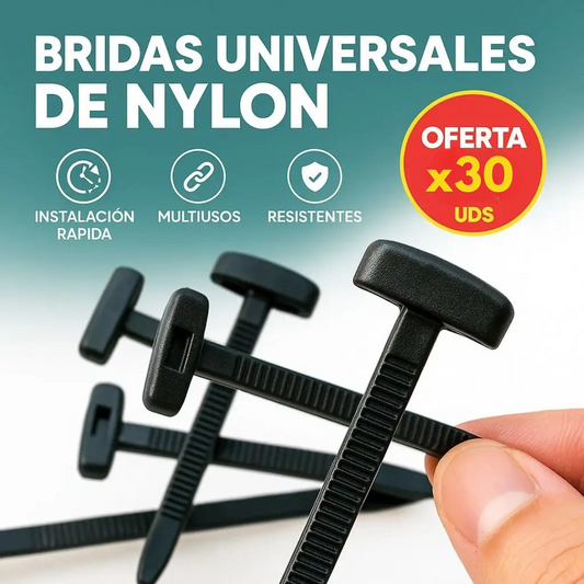 TrabaFácil® (X30 UNDS) Abrazadera Automotriz reforzada con cerradura 🔥HOY 40%DCTO🔥